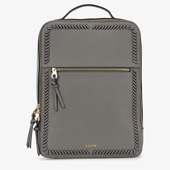 Like New CALPAK Kaya 15 inch Pink Interior Charcoal Grey Laptop Backpack - Picture 1 of 13